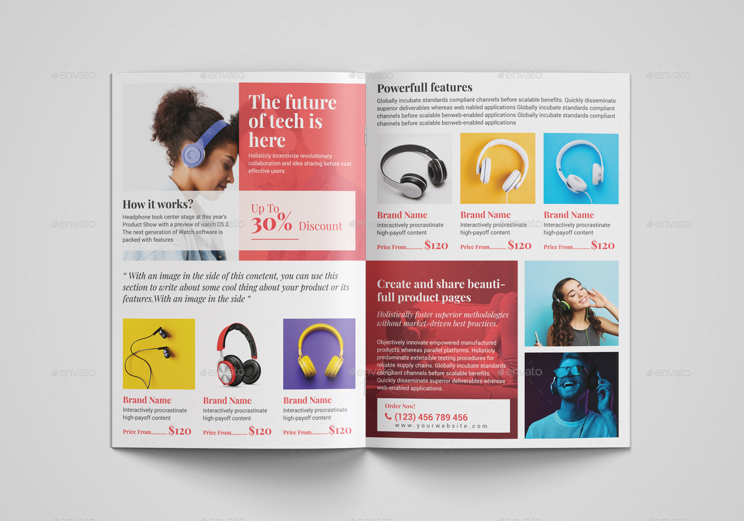 Product Brochure Template by themexone GraphicRiver