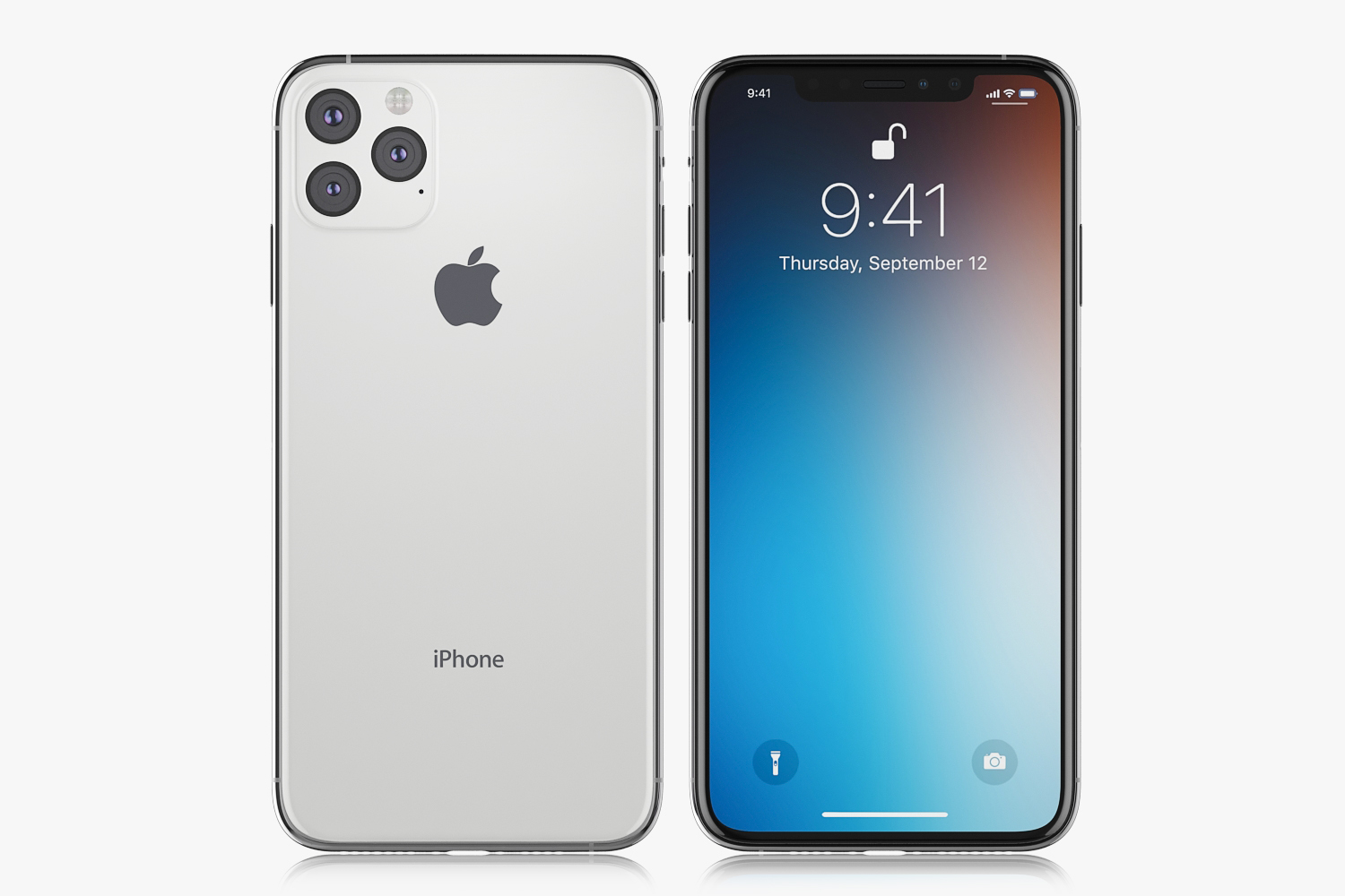 Apple iPhone 11 Pro & 11 Pro MAX & 11 black and white by madMIX_X 3DOcean