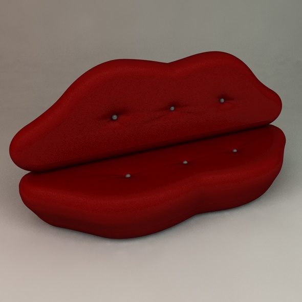 Lip Sofa by ChristineWilde 3DOcean