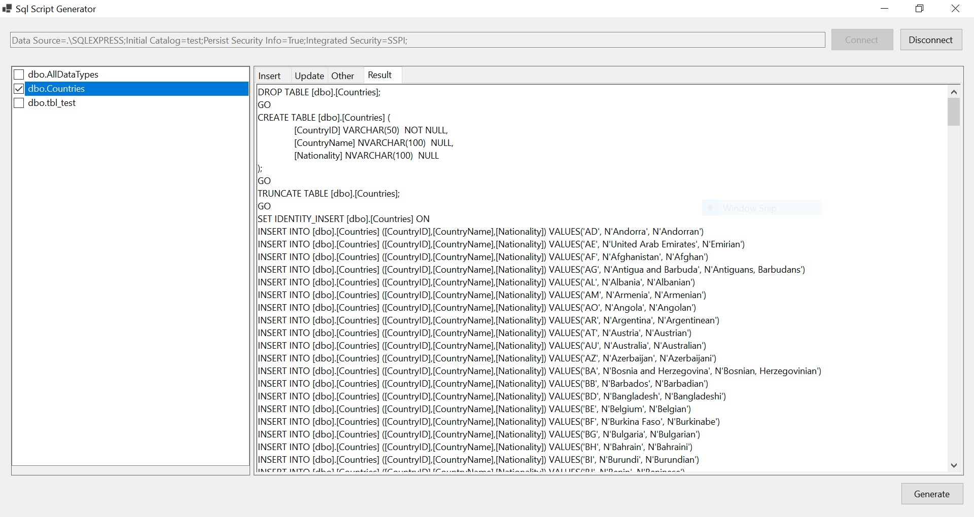 SQL Script Generator Free Download Download SQL Script Generator