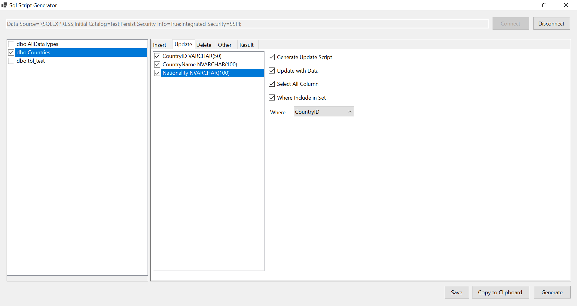 MS SQL Script Generator by dynomix | CodeCanyon