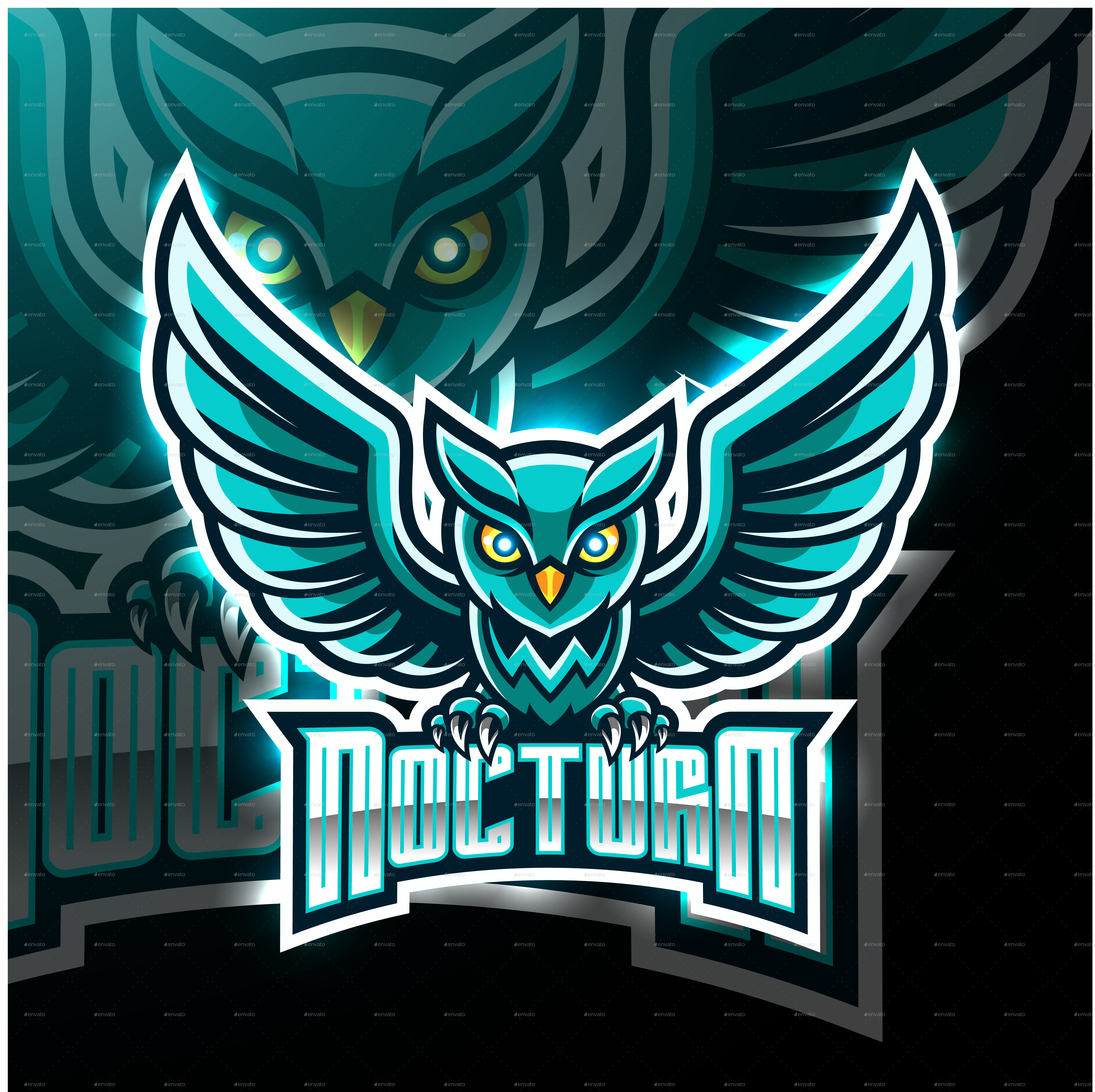 Owl Esport Mascot by Visink GraphicRiver