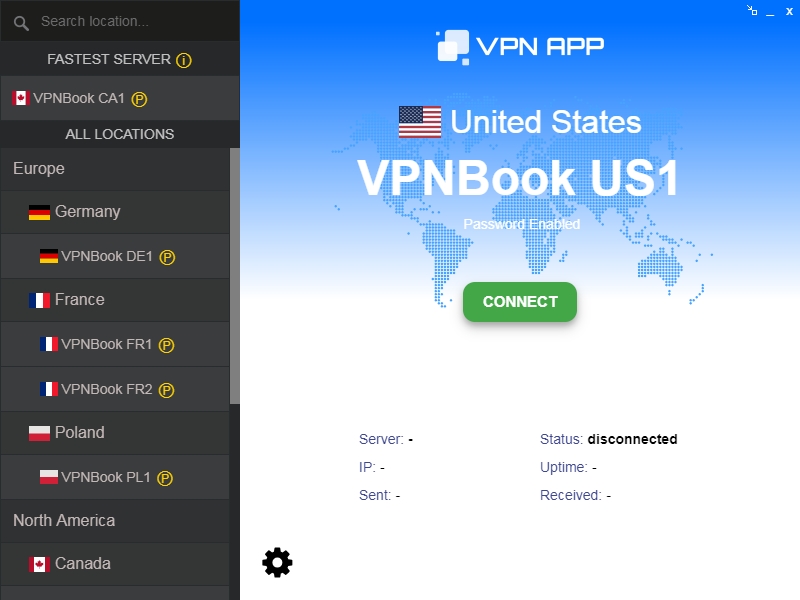 OpenVPN GUI App with Free Servers, VPN Management and Kill Switch by Themea
