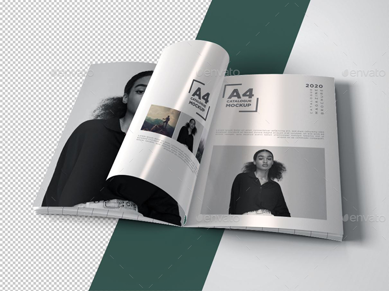 A4 Brochure / Catalogue / Magazine Mockup by ArtStance