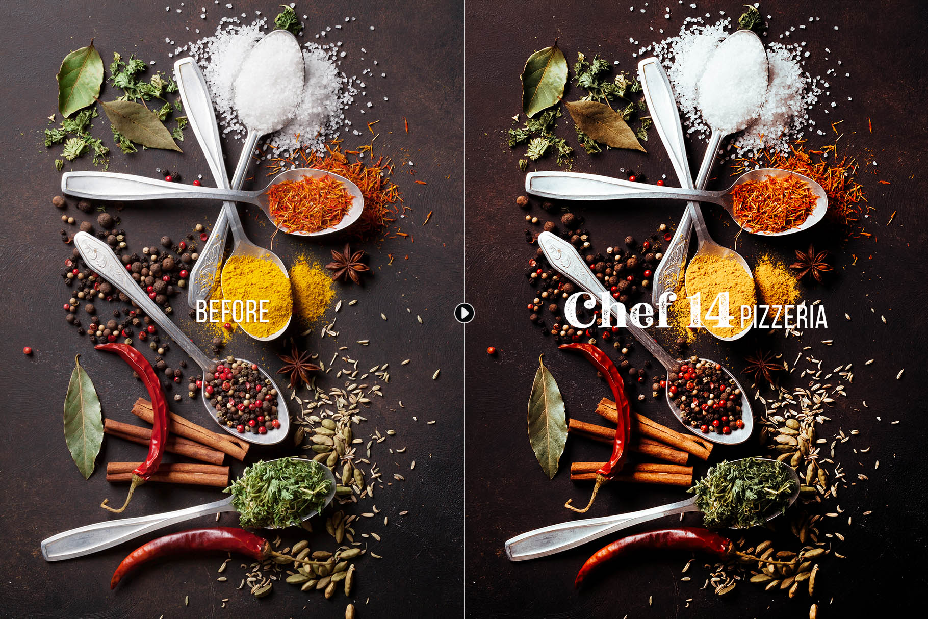 Chef 50 Food Presets for Lightroom & by Presetrain