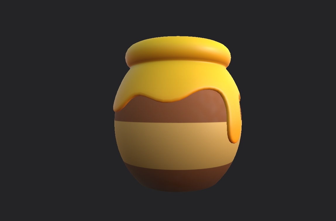 Honey Jar by BariaCG 3DOcean