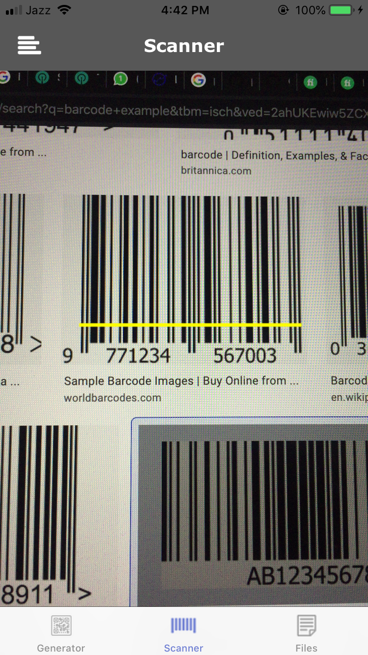 BAR Code Scanner by TSEmpire CodeCanyon