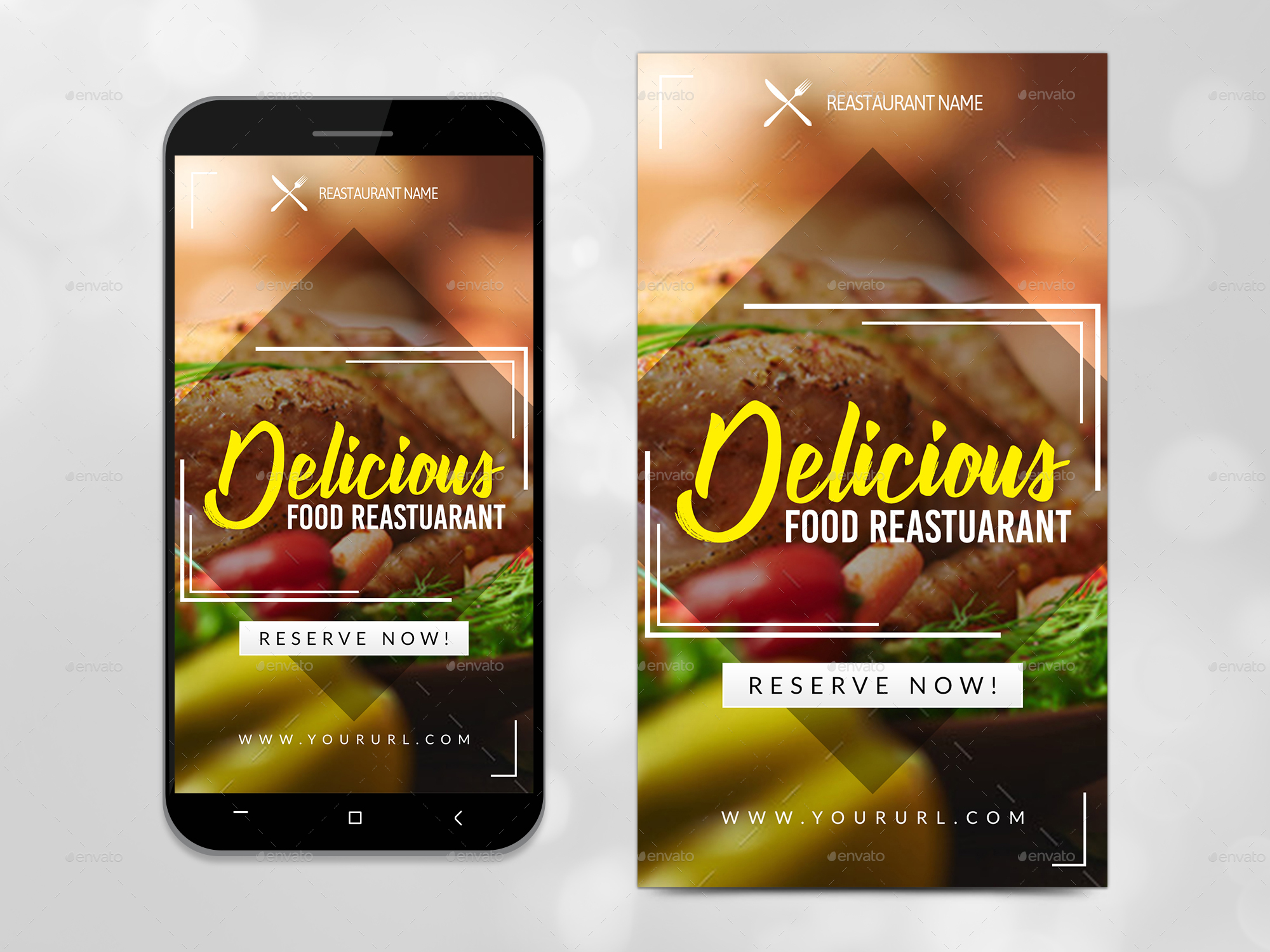 Instagram Food Restaurant Stories by BeatusGraphics GraphicRiver