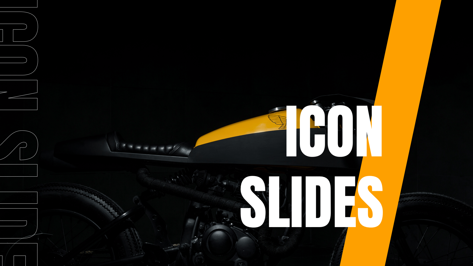 Bikers Motorcycle & Bike Powerpoint Template, Presentation Templates