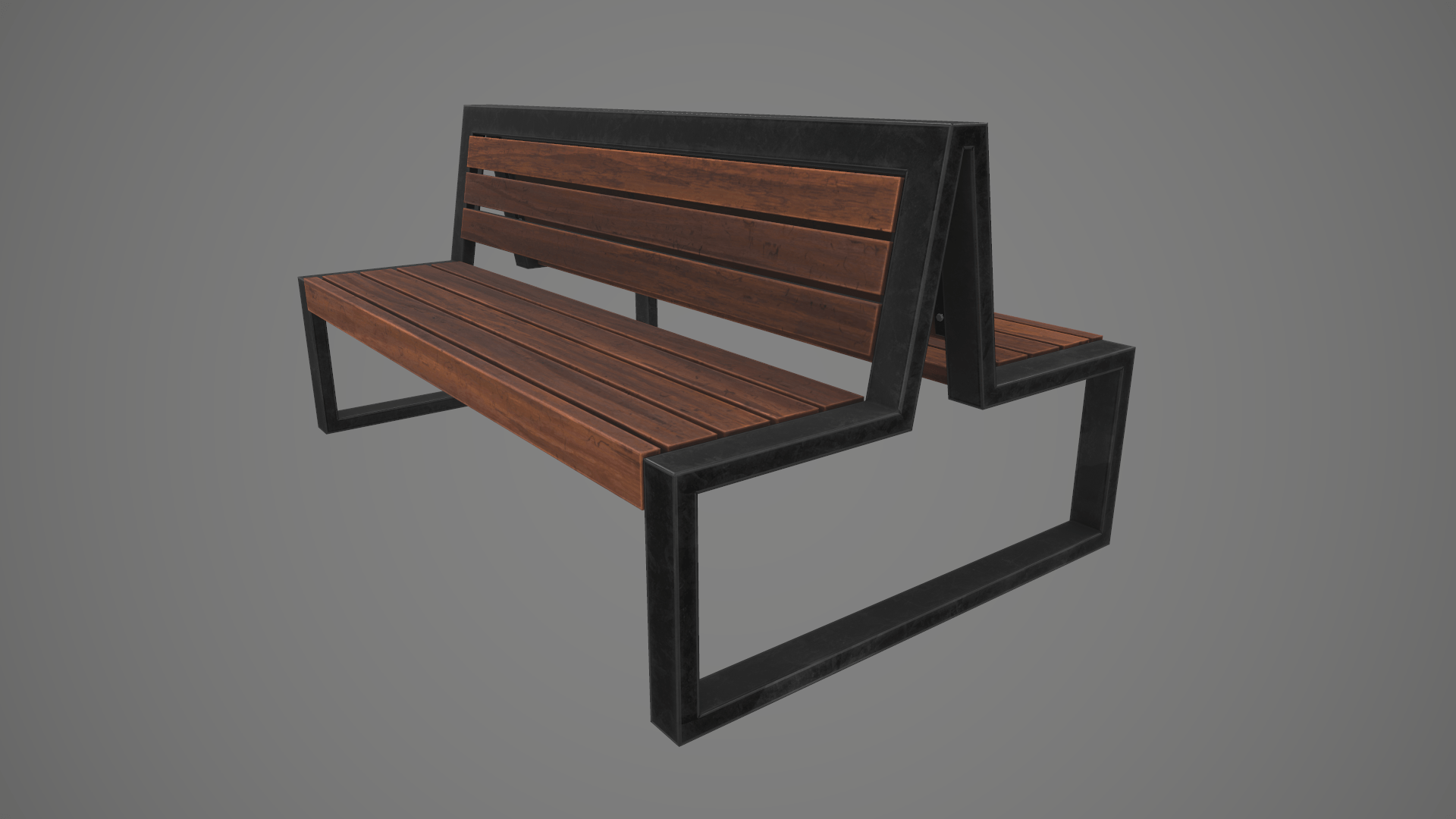 Double Bench by Ash_Mesh 3DOcean