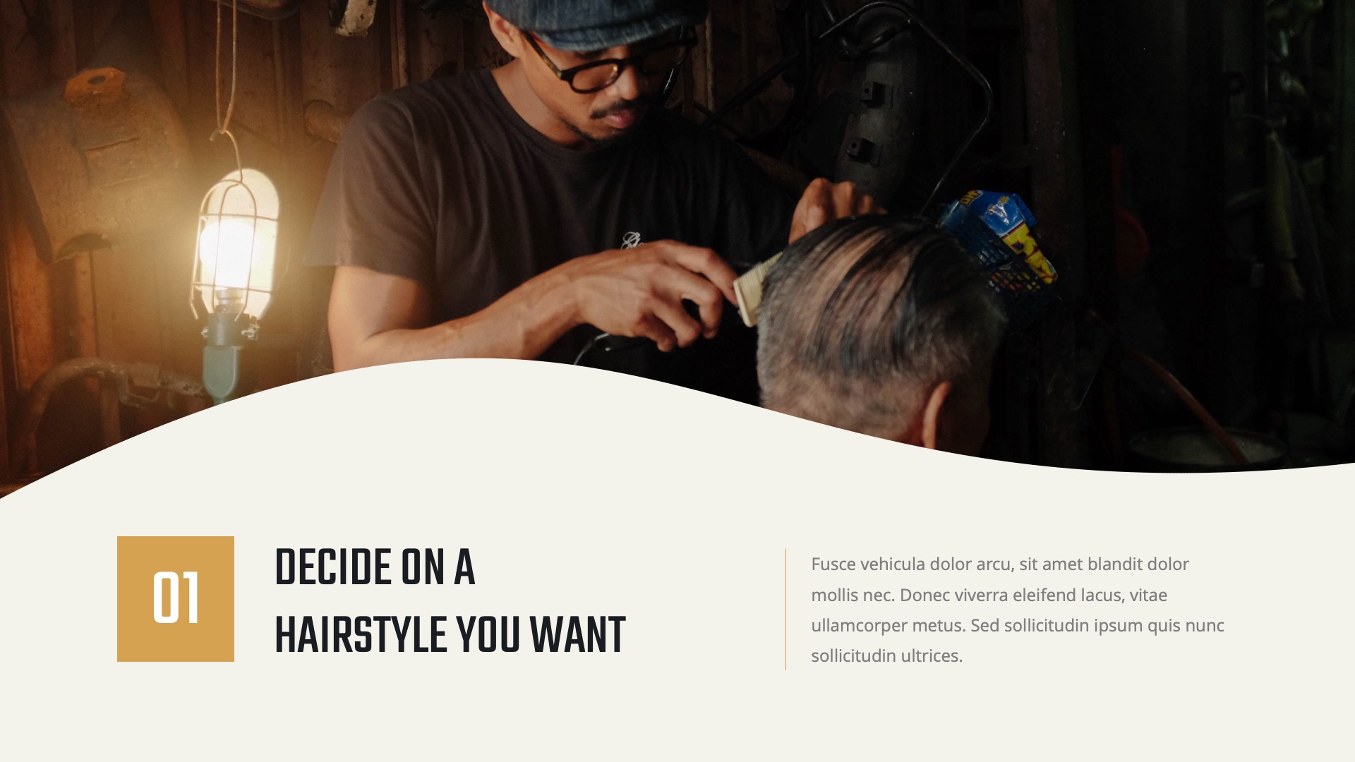 GIBSON & Shaving Google Slides Template, Presentation