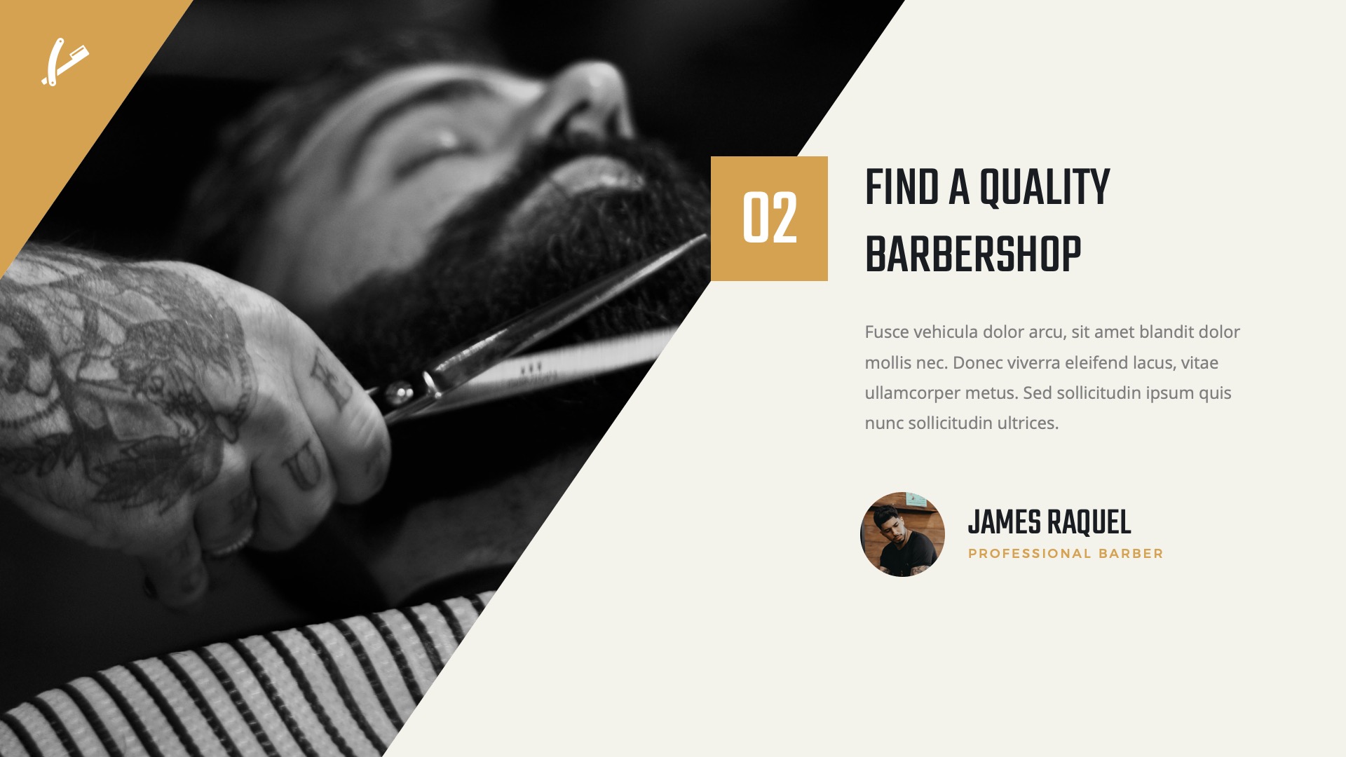 GIBSON & Shaving Google Slides Template, Presentation