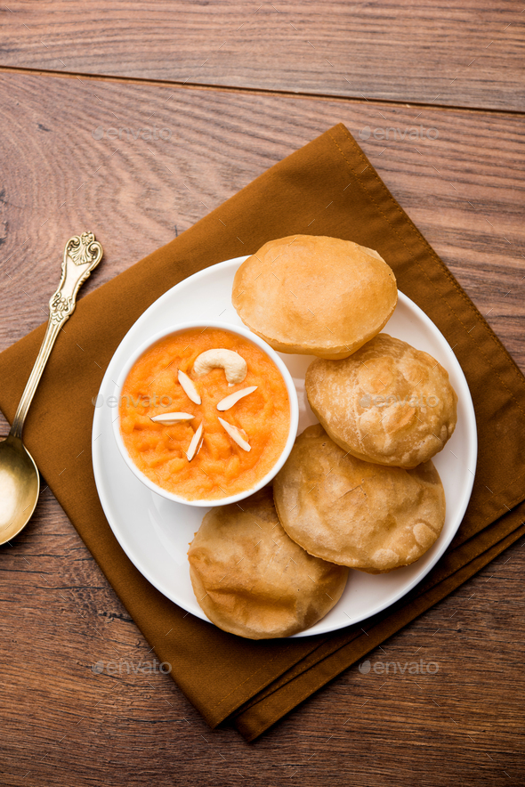 Halwa Poori Stock Photo by stockimagefactory PhotoDune