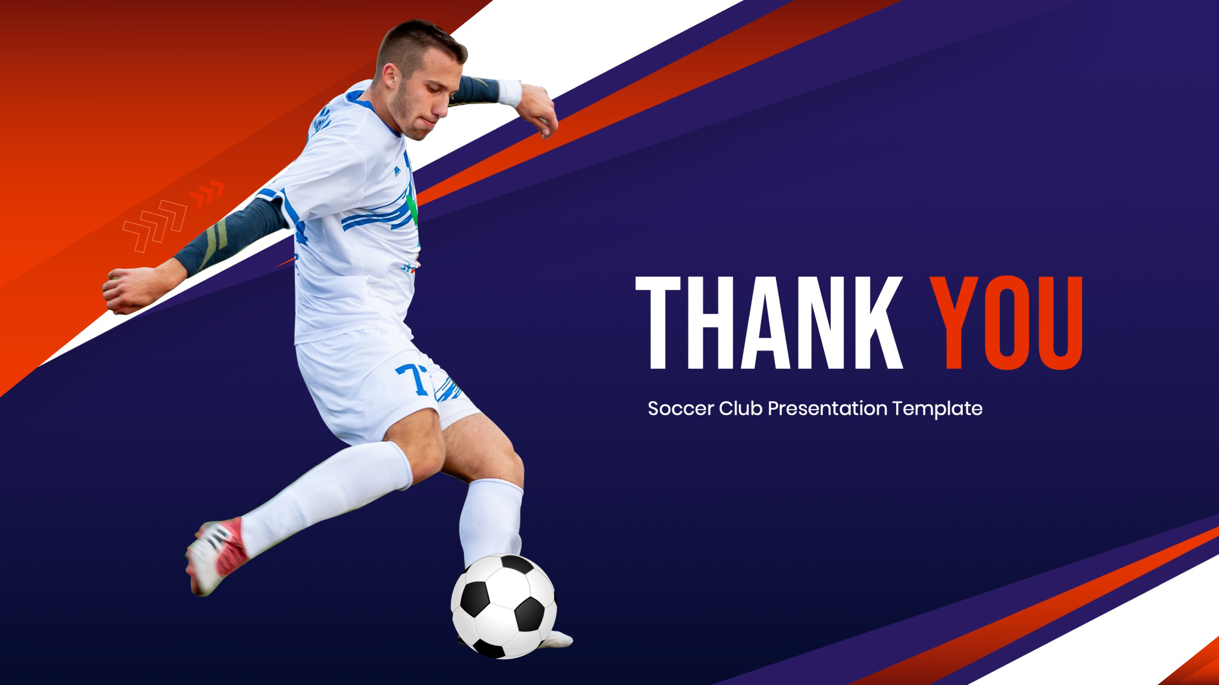 Soccer & Football Club PowerPoint Template, Presentation Templates