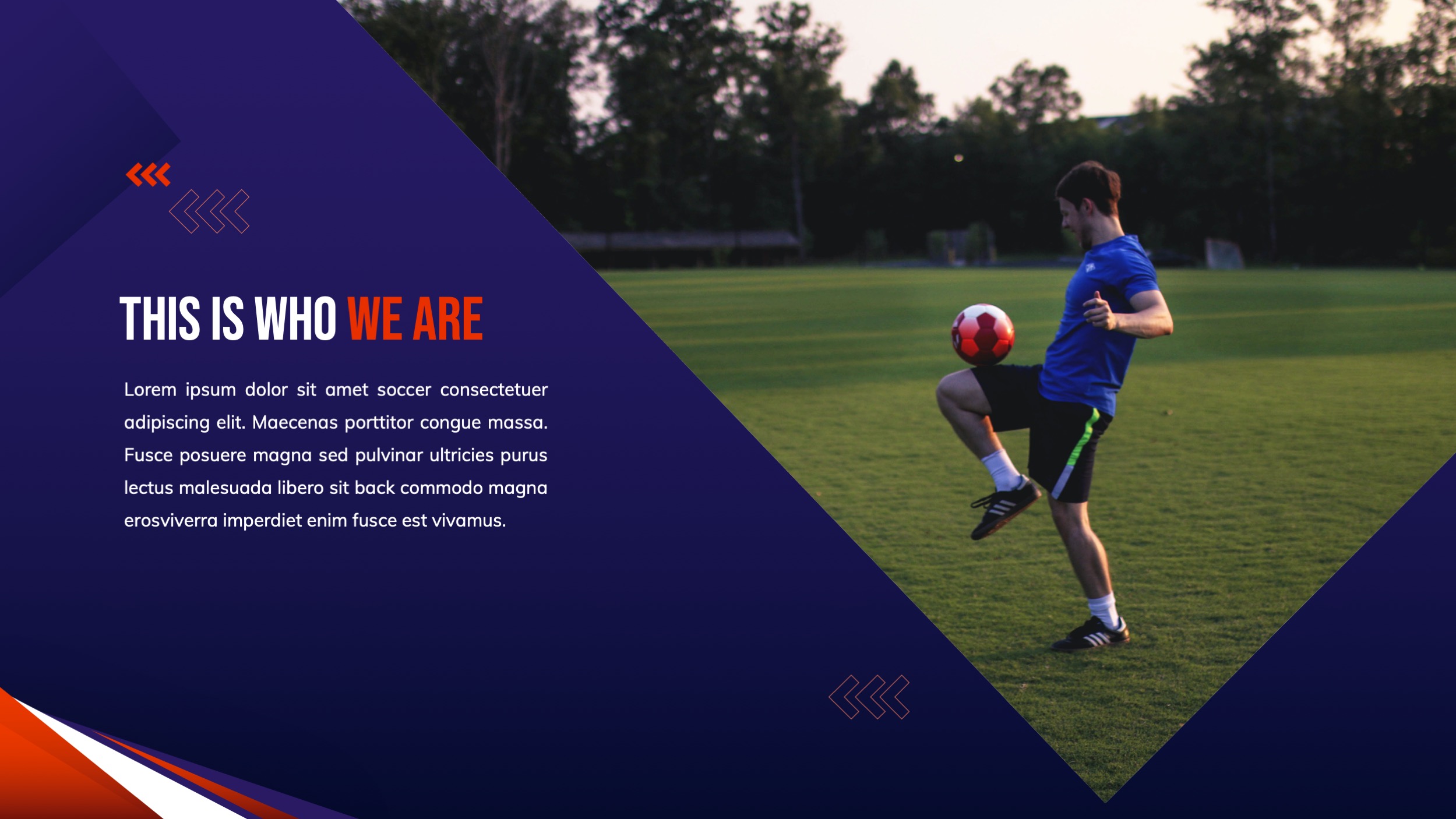 Soccer & Football Club Google Slides Template, Presentation Templates