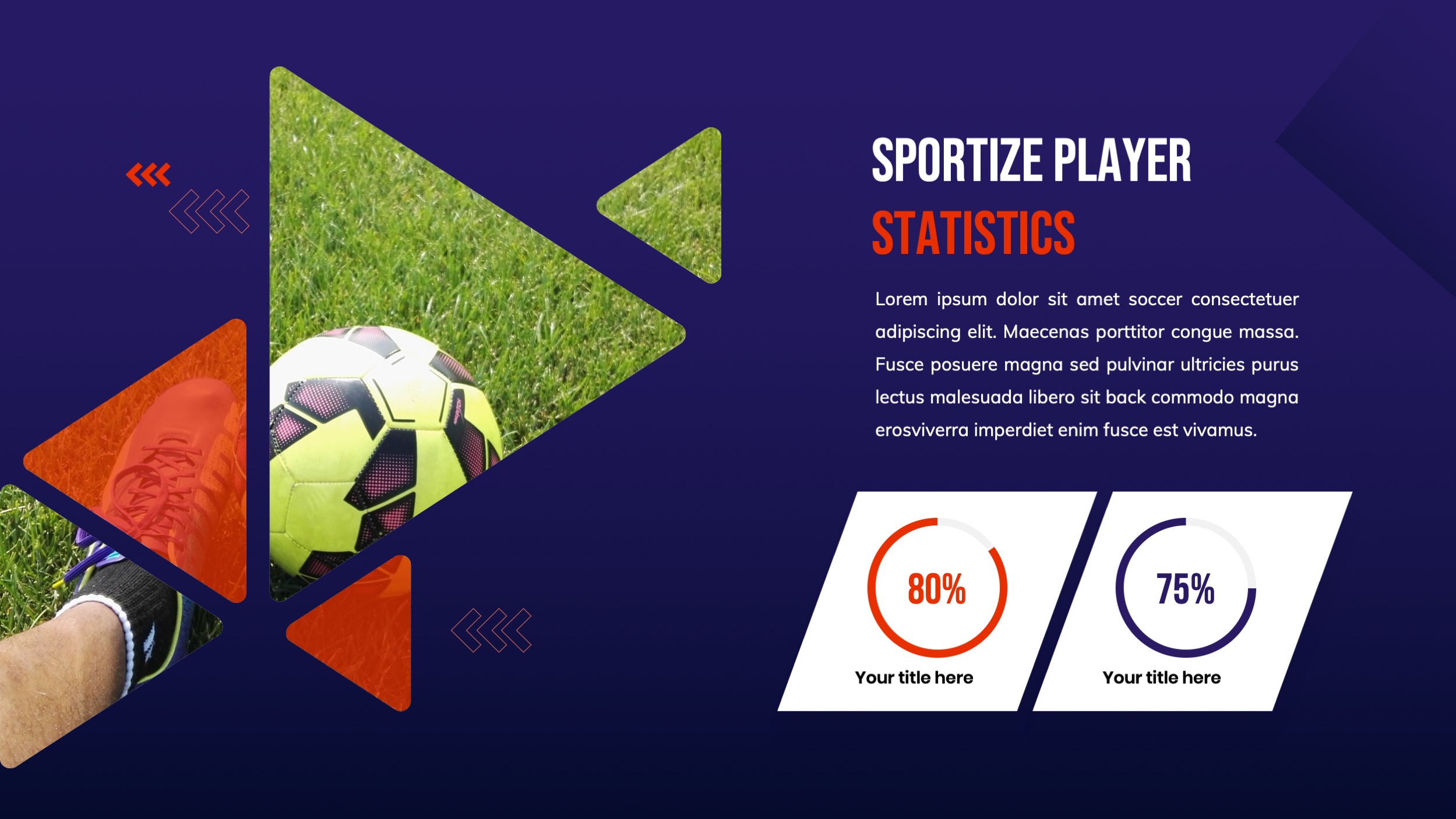Soccer & Football Club Google Slides Template, Presentation Templates