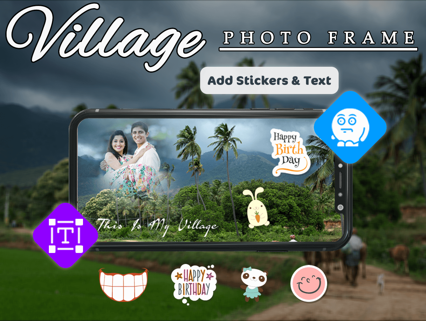 Village Photo Frame Free Photo Editor Android App + Admob