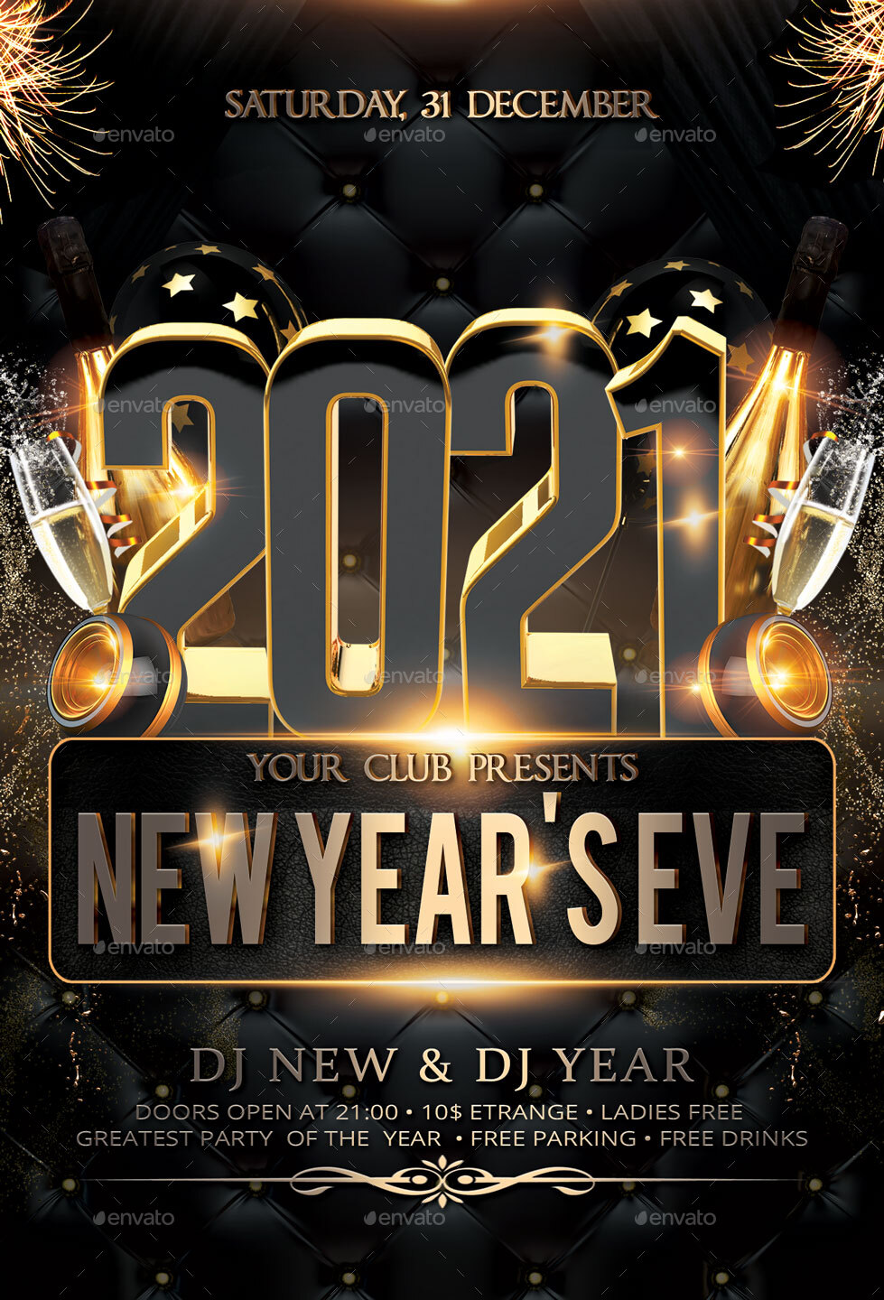 New Years Eve by oloreon GraphicRiver