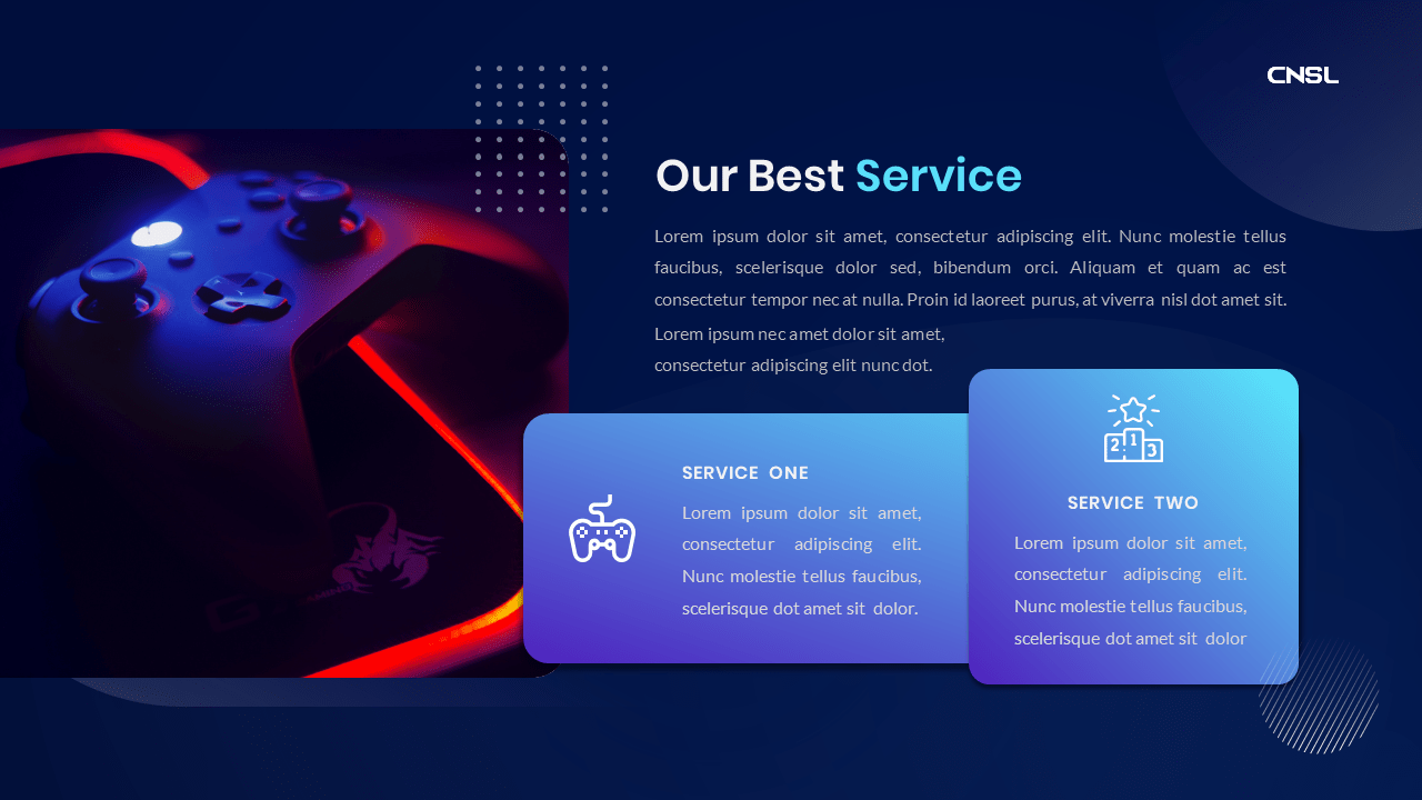 Console Gaming Google Slides Template by yogaapr GraphicRiver