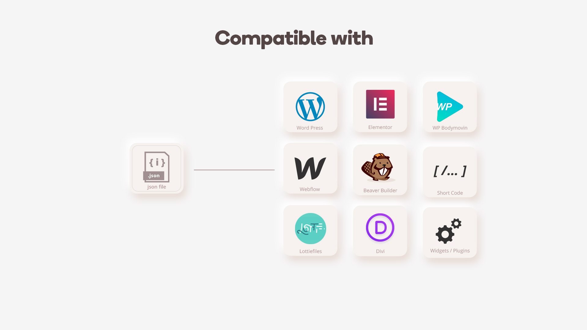 Marketing Product Animated Icons Pack Lottie Json SVG