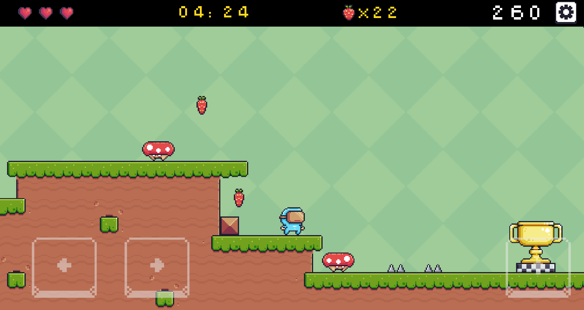 Platform Game 2D Side Scroller Super Pixel (Construct 3) by dexterfly