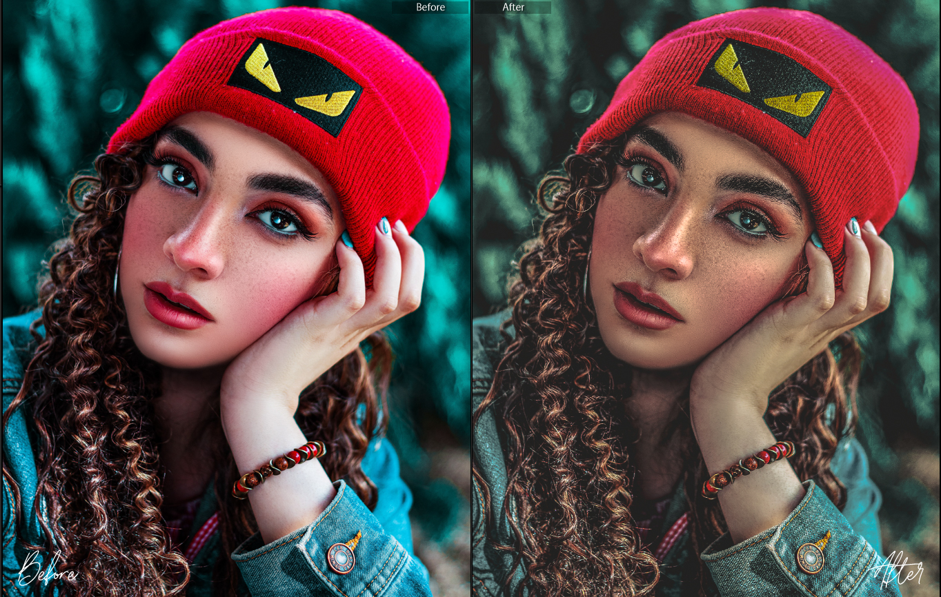 Premium Moody Portrait Lightroom Presets (Mobile DNG and Desktop) by