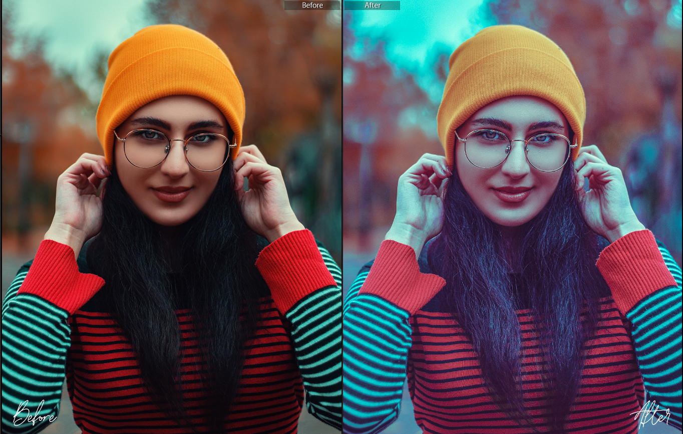 Premium Moody Portrait Lightroom Presets (Mobile DNG and Desktop) by