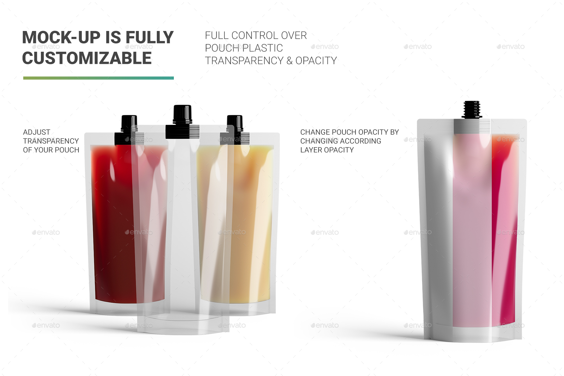 Juice Pouch Doypack MockUp, Graphics GraphicRiver