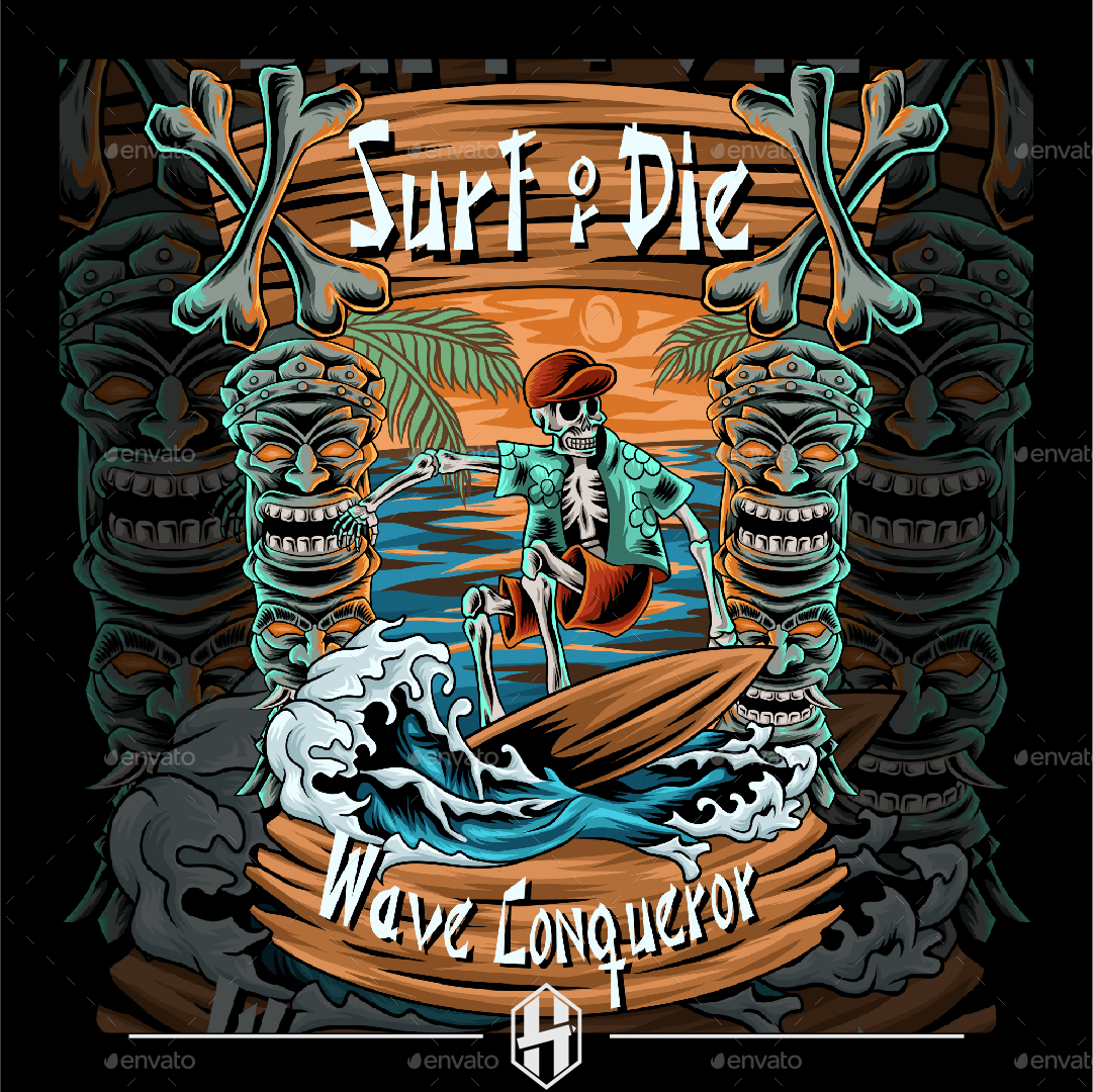 Surf Or Die, Graphics GraphicRiver