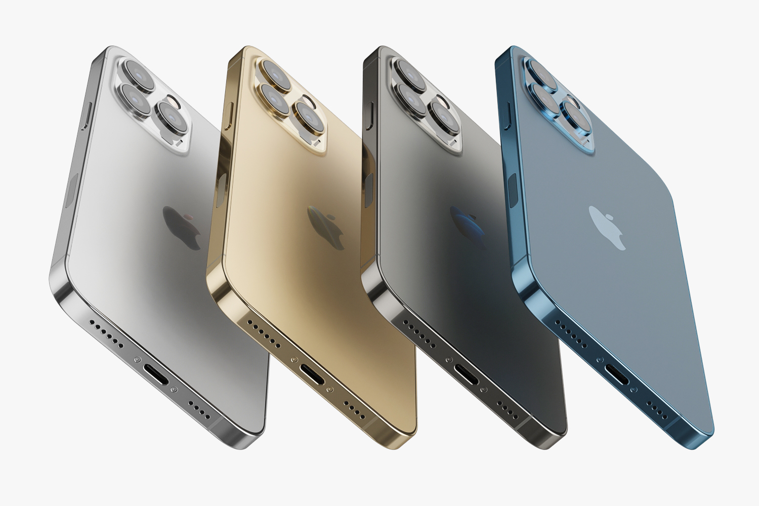 Apple iPhone 12 pro MAX all colors by madMIX_X 3DOcean