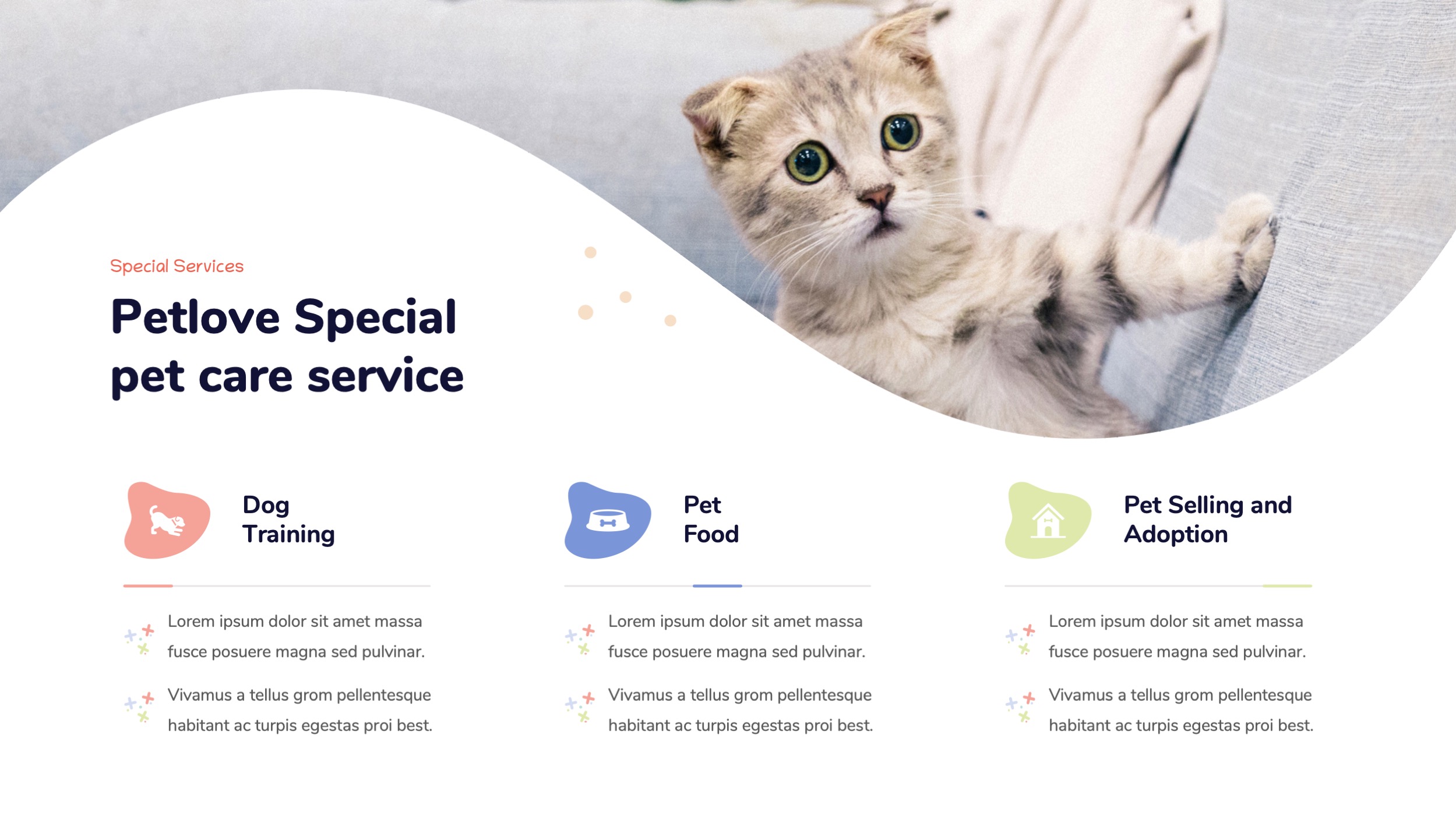 Pet Care & Veterinary PowerPoint Template, Presentation Templates