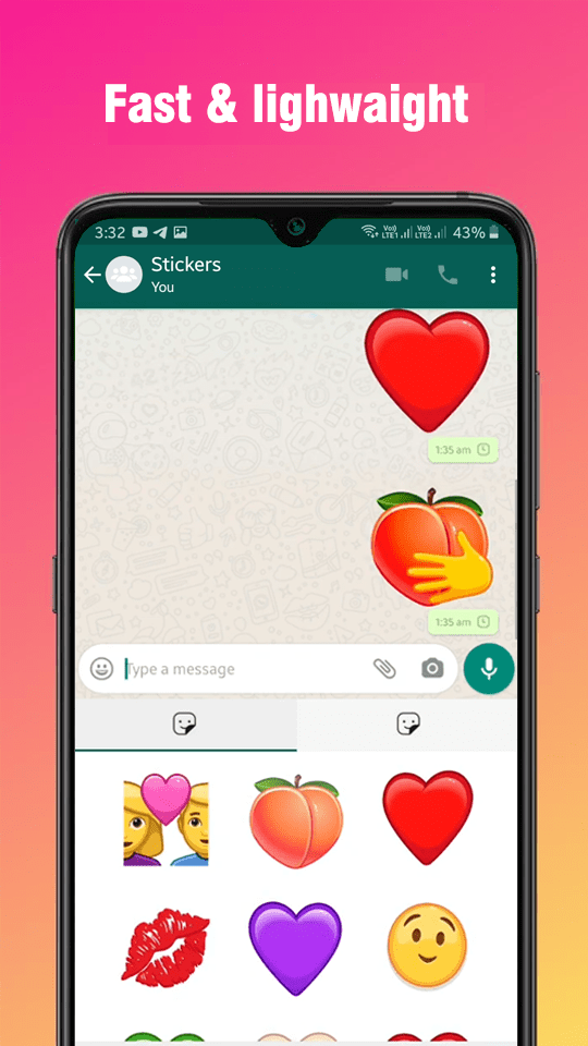 Love Animated Stickers for WhatsApp Sticker Keyboard by