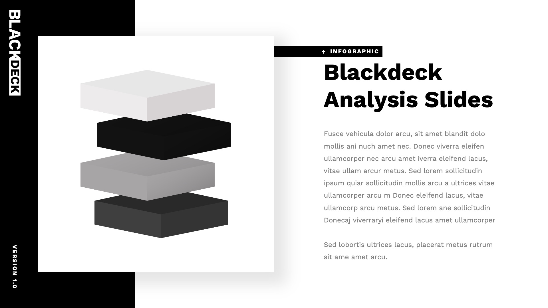 Blackdeck Black White Minimalism Keynote Template by NineStars