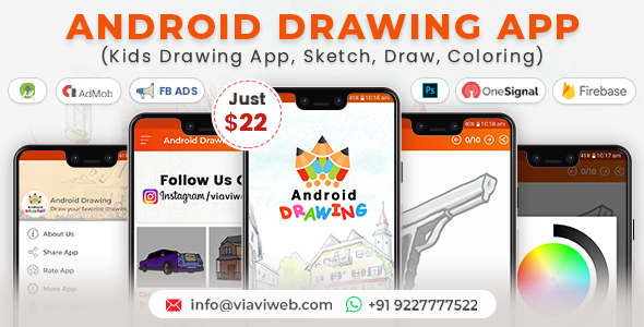 Android Drawing App (Kids Drawing App, Sketch, Draw, Coloring) By  Viaviwebtech Android Drawing App (Kids Drawing App, Sketch, Draw, Coloring) By  Viaviwebtech