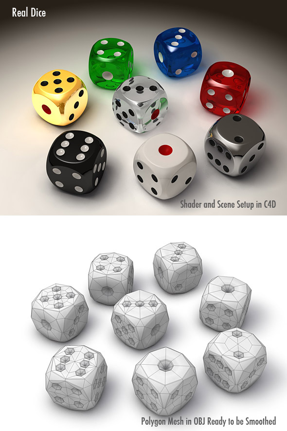 Real Dice by landhell 3DOcean