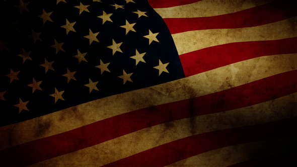Grunge American Flag by hdbacks VideoHive