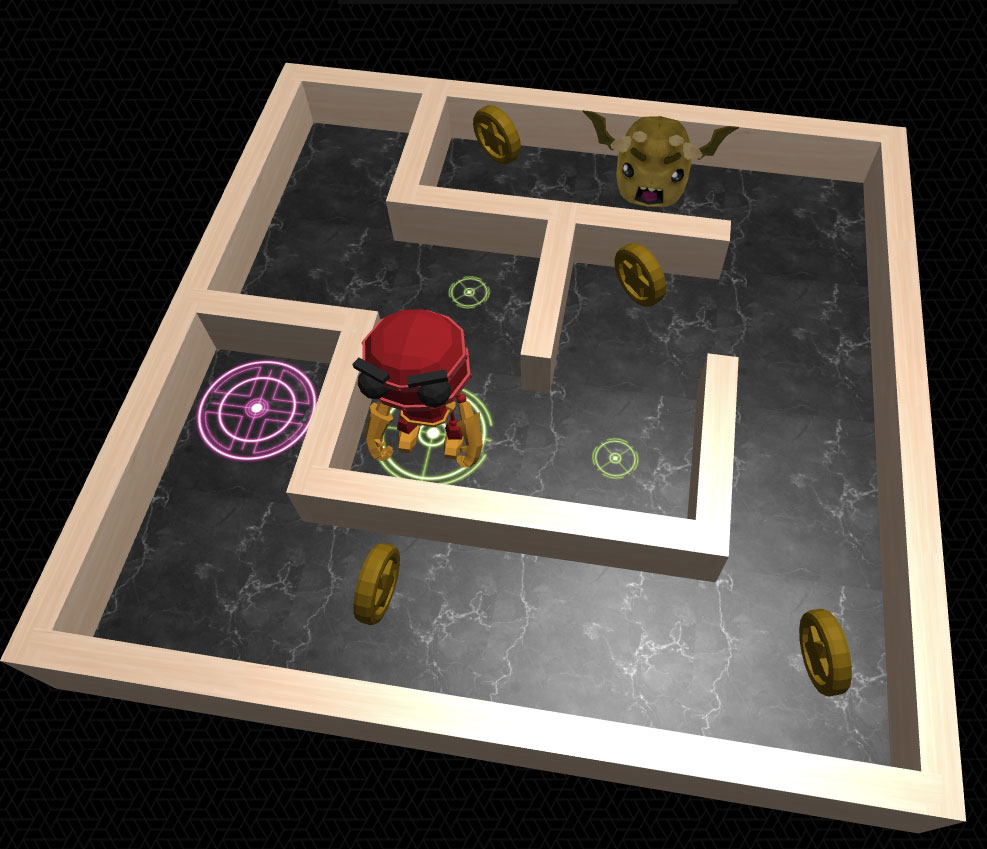 3D Maze And Robot Cross Platform Realistic Maze Game by raizensoft