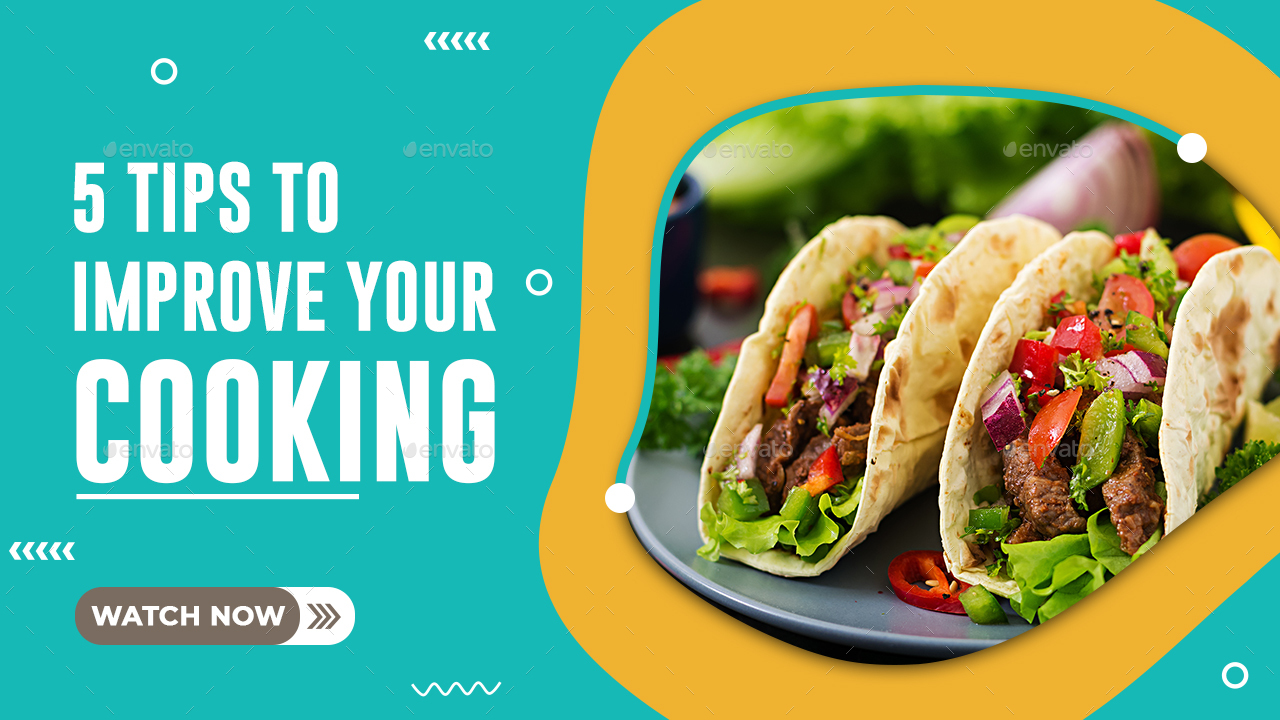 Food Cooking Youtube Thumbnail,  Elements GraphicRiver