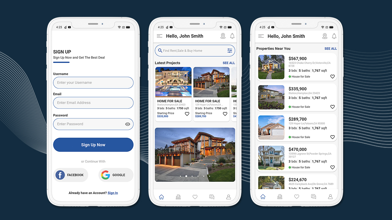 onProperty Real Estate App Template for Flutter (Android and IOS) by
