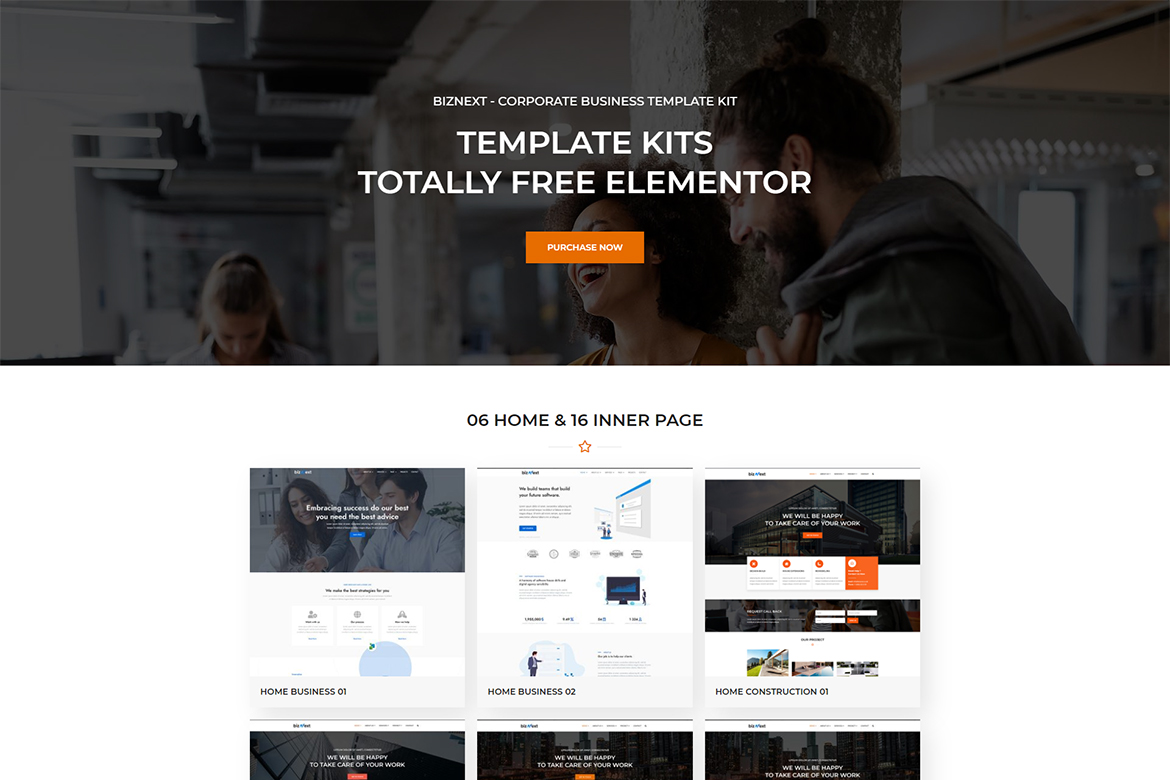 bizNext Corporate Business Template Kit by themesflat ThemeForest