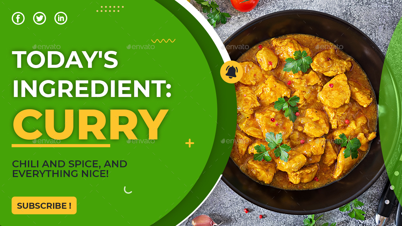 Cooking Youtube Thumbnail,  Elements GraphicRiver