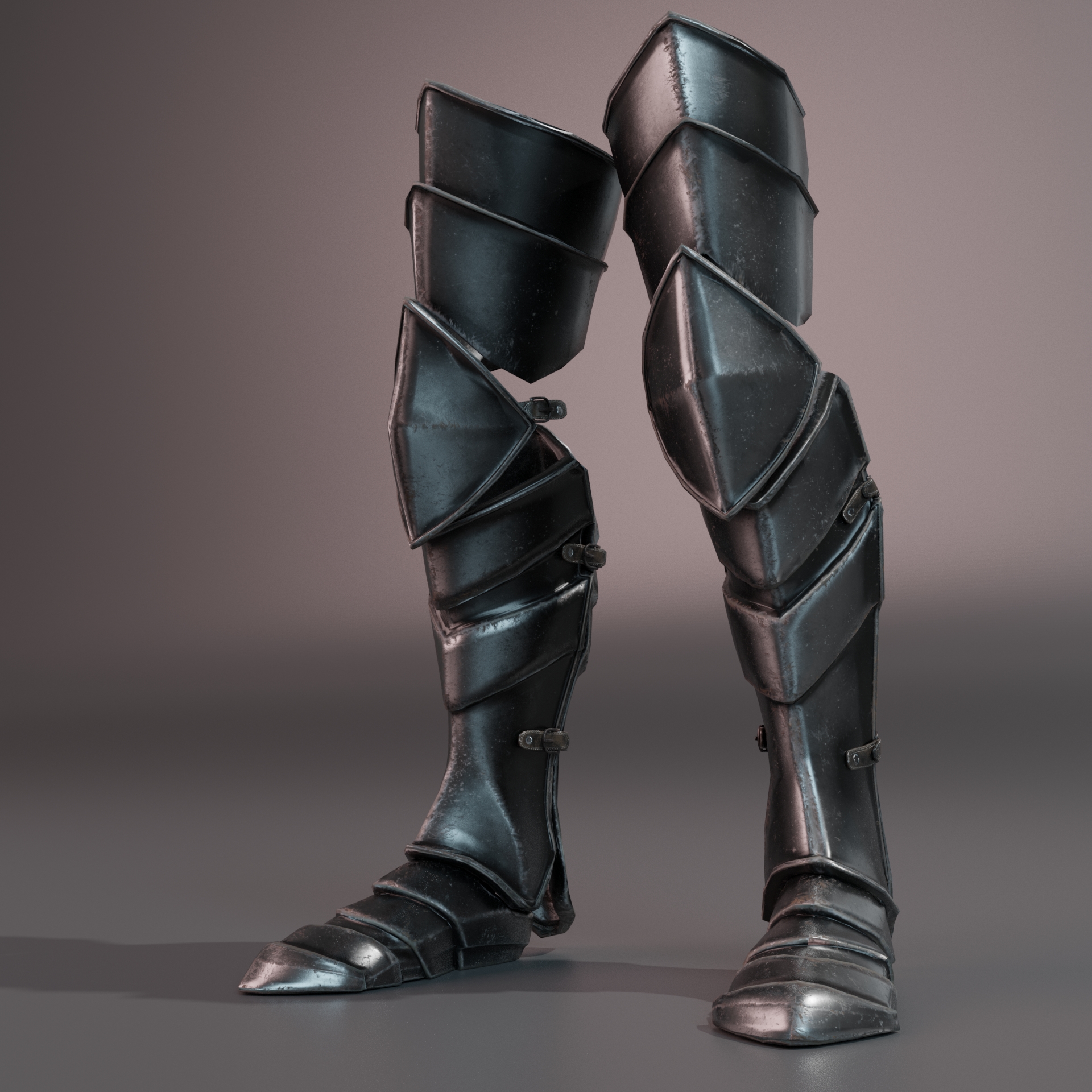 Warrior_Leg_Armor_Model by Racksuz 3DOcean