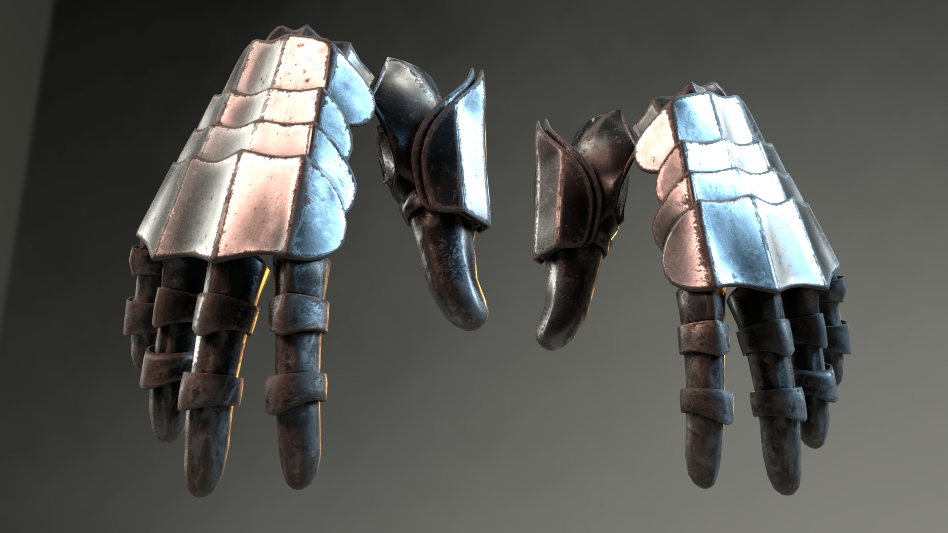 Warrior Hand Armor Model by Racksuz 3DOcean