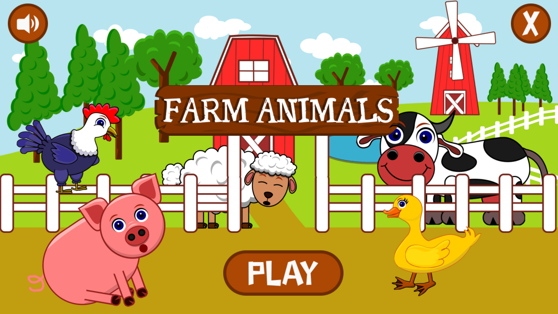 Farm Animals Educational Game (HTML5+CAPXConstruct 2 and 3) by JLAB