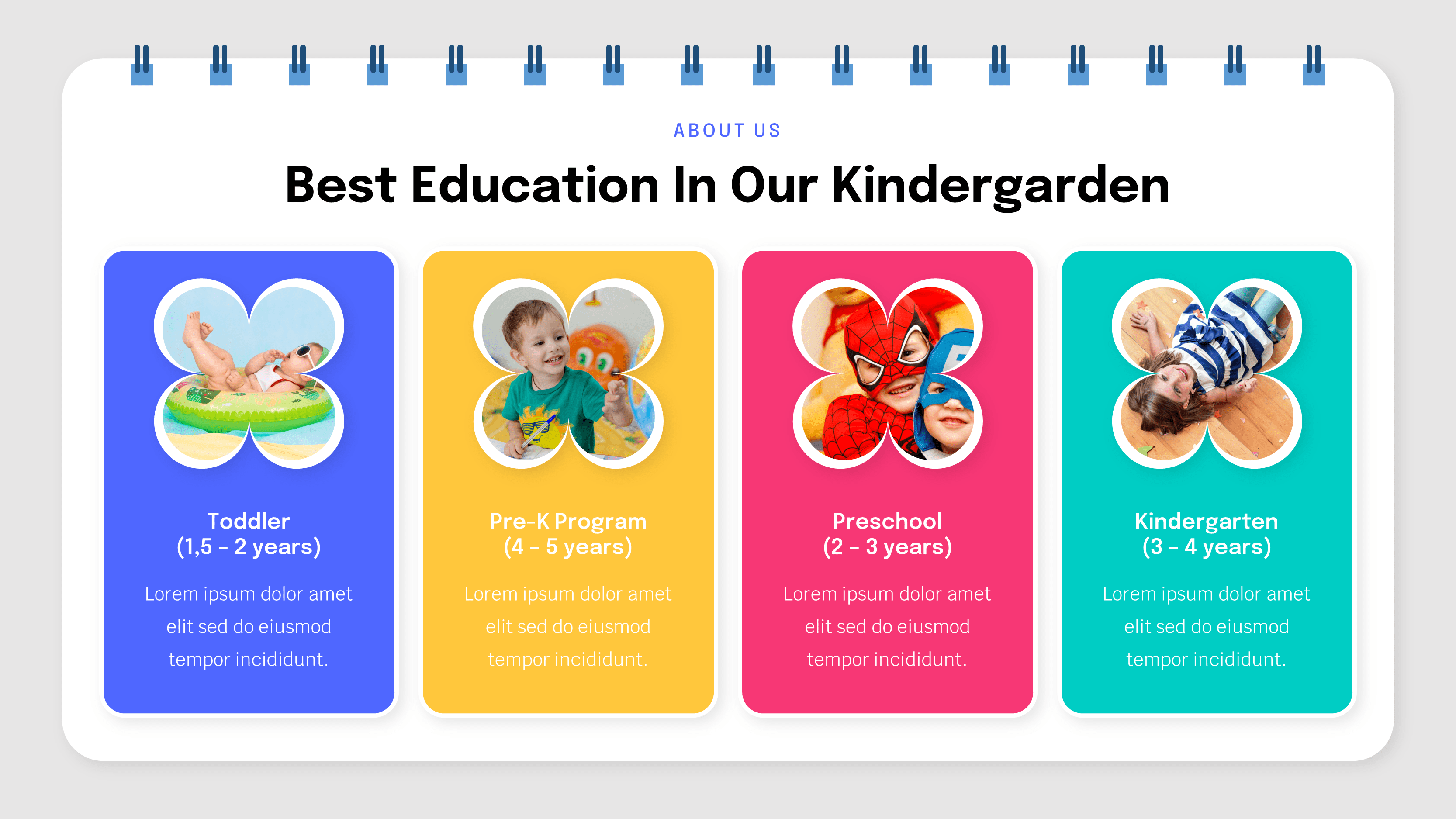 Kidgrade Kindergarten & Preschool Google Slide Presentation Template
