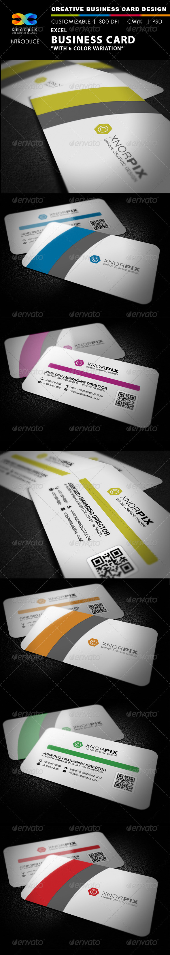 Excel Business Card by axnorpix GraphicRiver