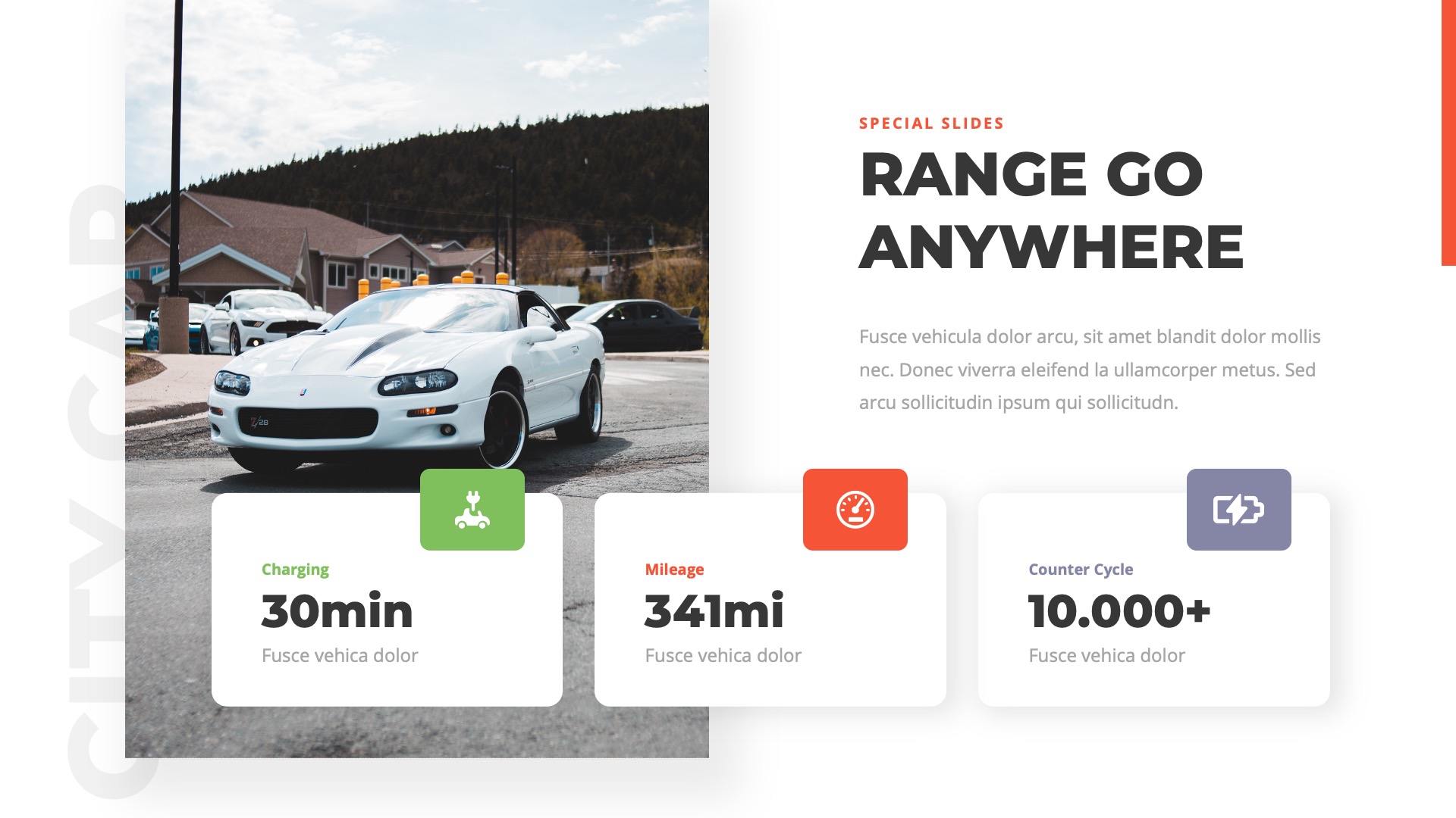ELICTA Electric Car & EV Charging Google Slides Template