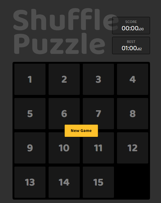 Shuffle Puzzle by AnatolFisher CodeCanyon