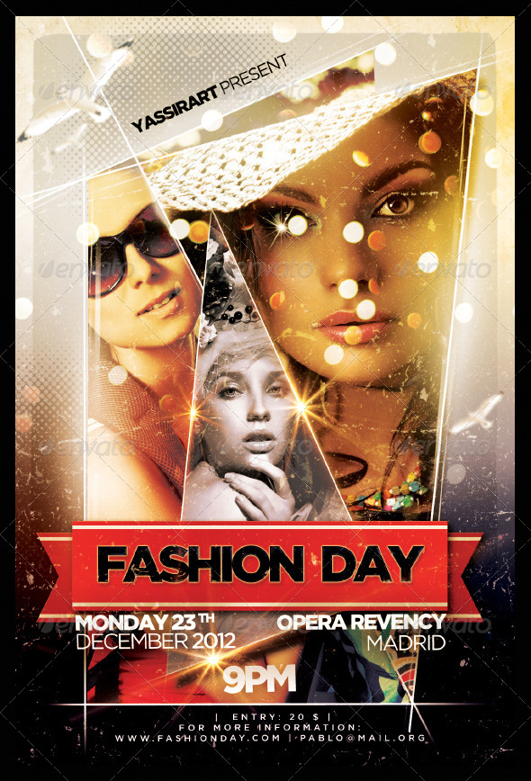 Fashion Day V2 Flyer Template by yassirart GraphicRiver