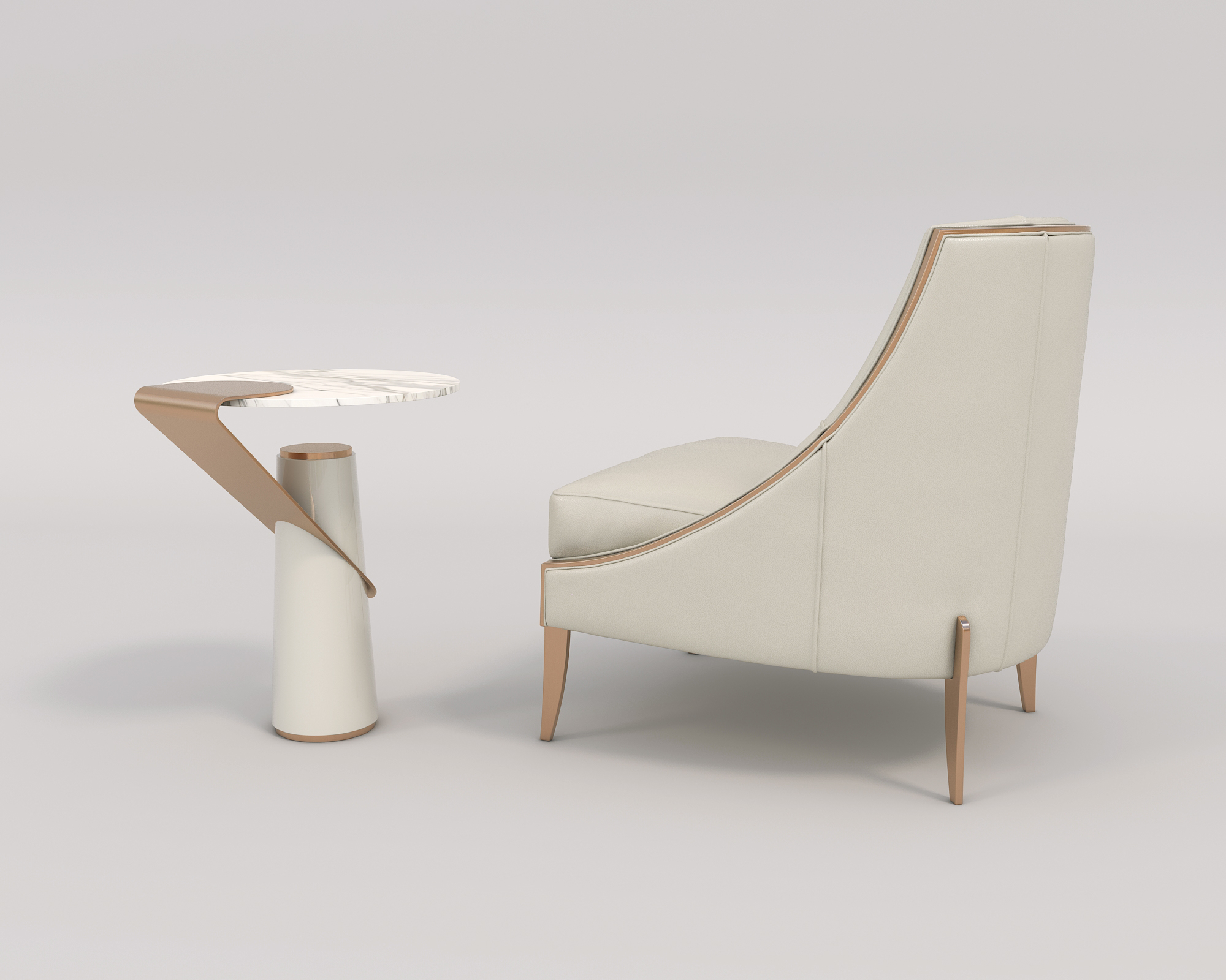 Coffee Table and Chairs 8 by nhattuankts 3DOcean